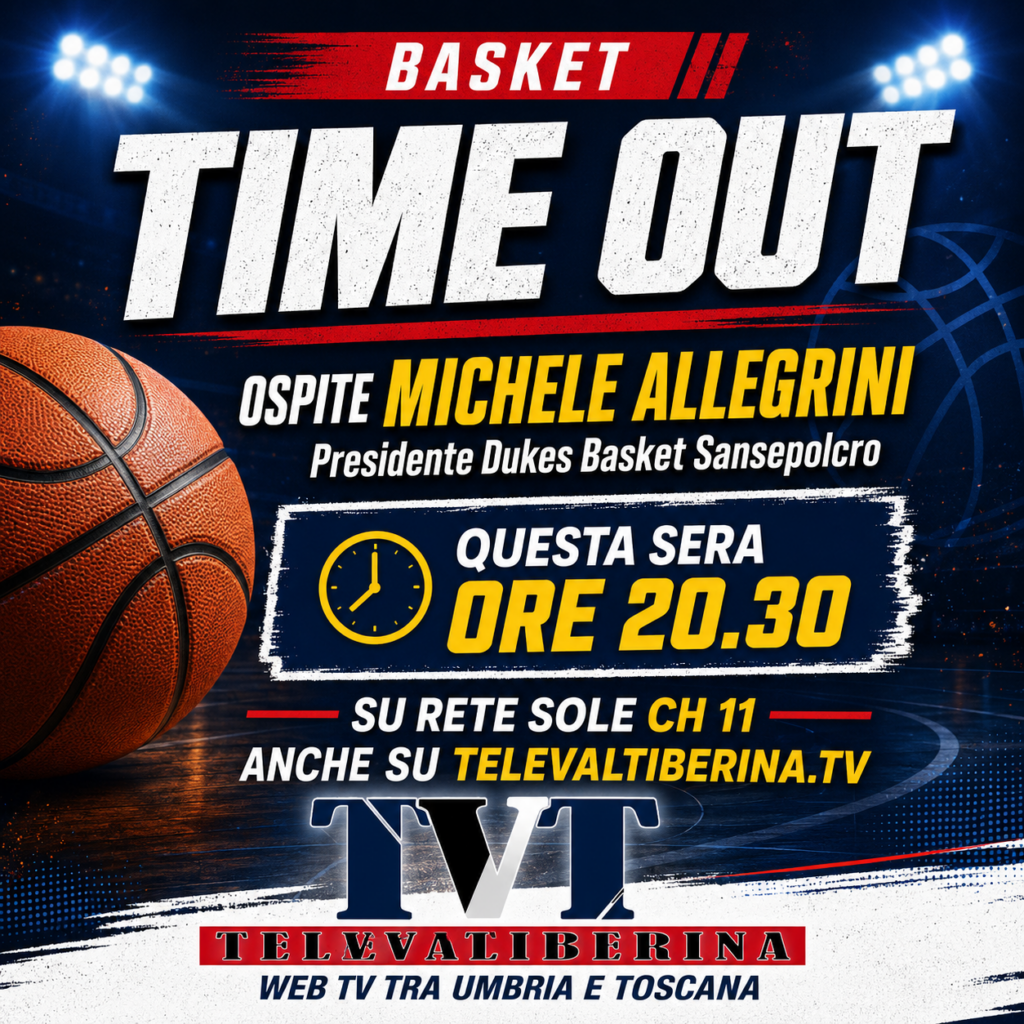 Time Out, questa sera su Rete Sole ospite Michele Allegrini, Dukes Basket