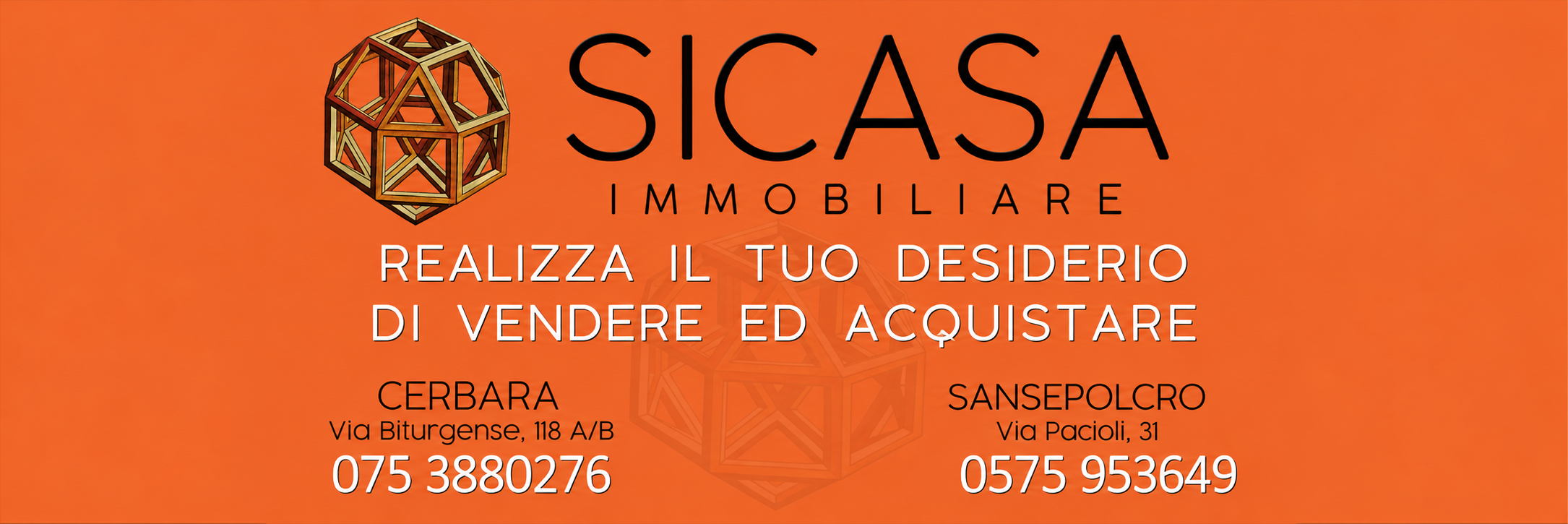 Banner-arancione-pubblicitario-Sicase-Immobiliare Homepage