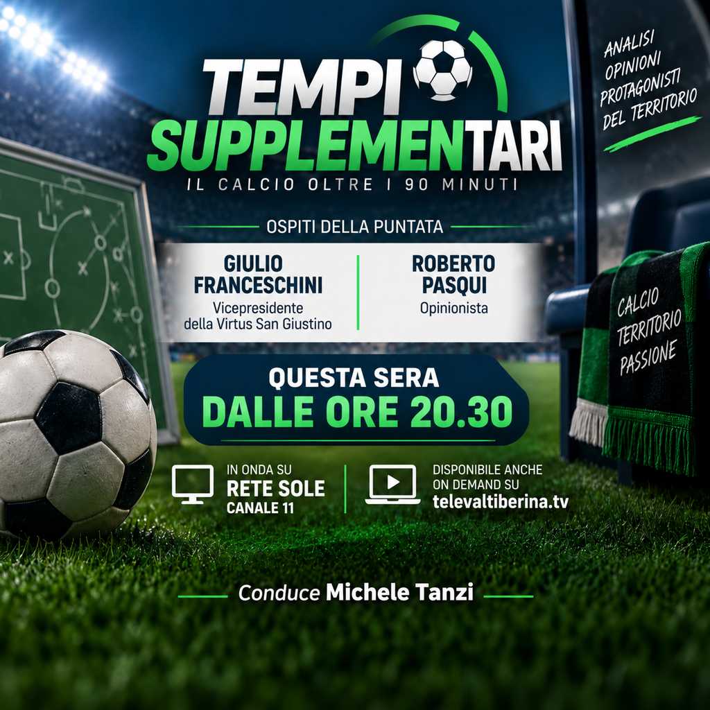Tempi Supplementari, questa sera ospiti Giulio Franceschini e Roberto Pasqui